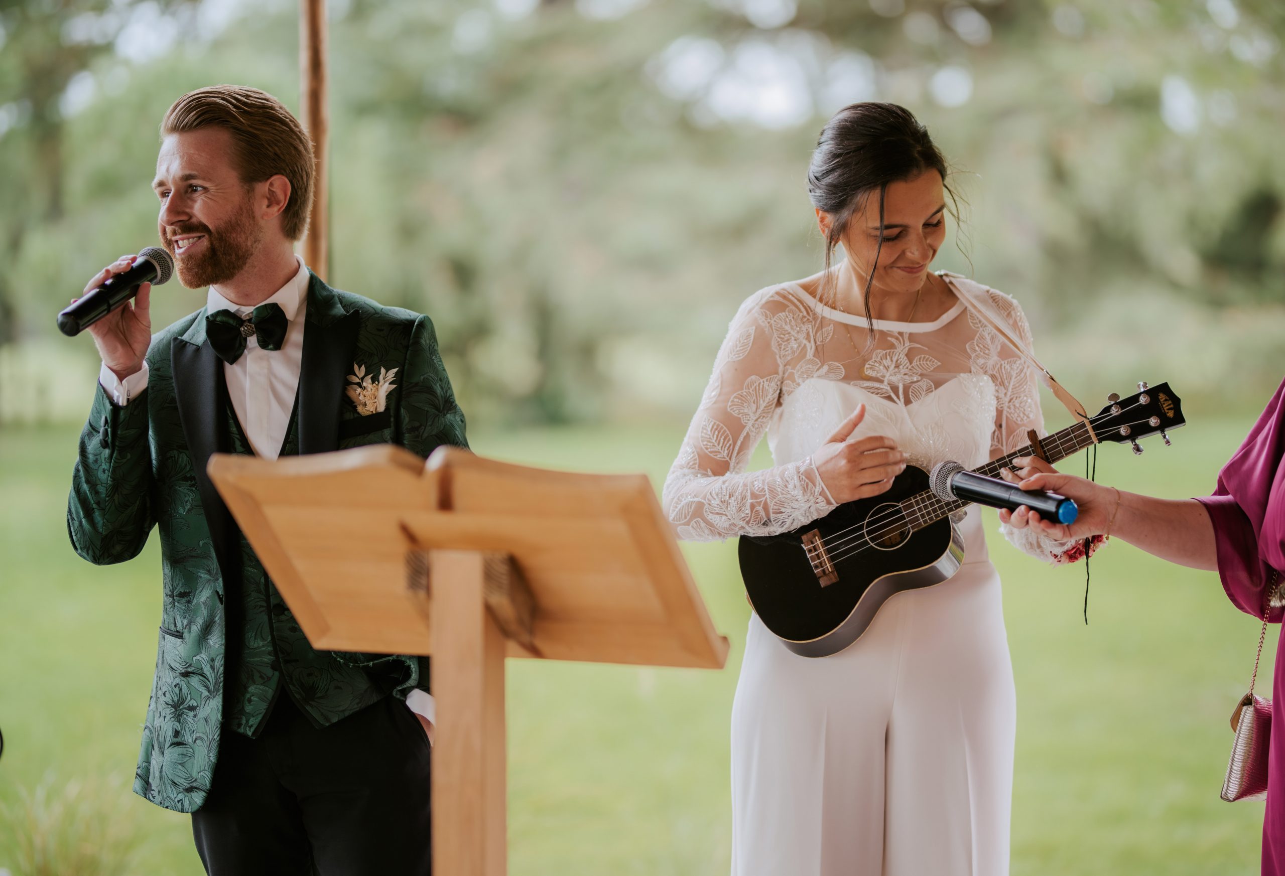 Cérémonie laïque mariage en extérieur en Loire-Atlantique - Location de décoration - Ma Jolie Fiesta