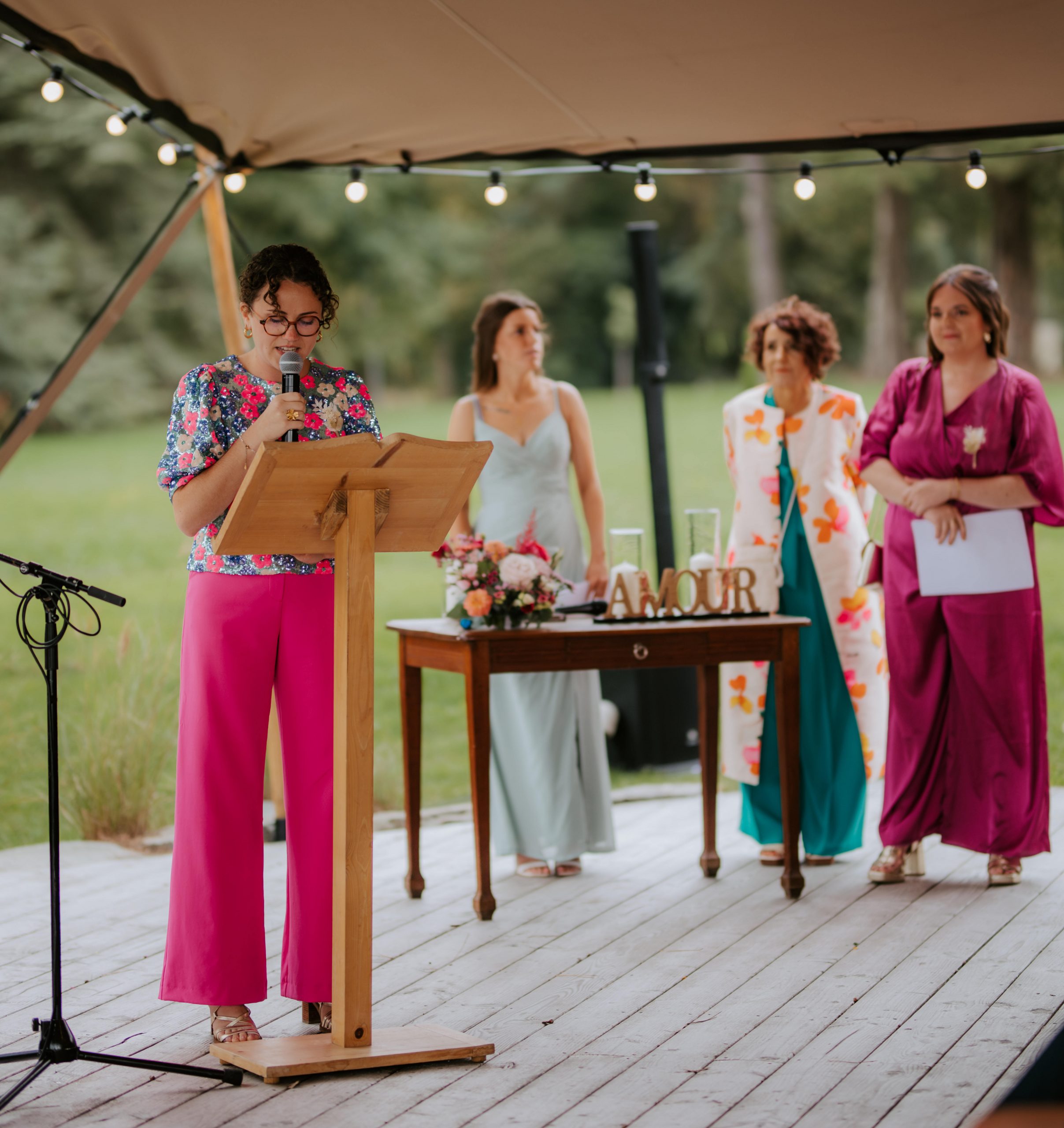 Cérémonie laïque mariage en extérieur en Loire-Atlantique - Location de décoration - Ma Jolie Fiesta