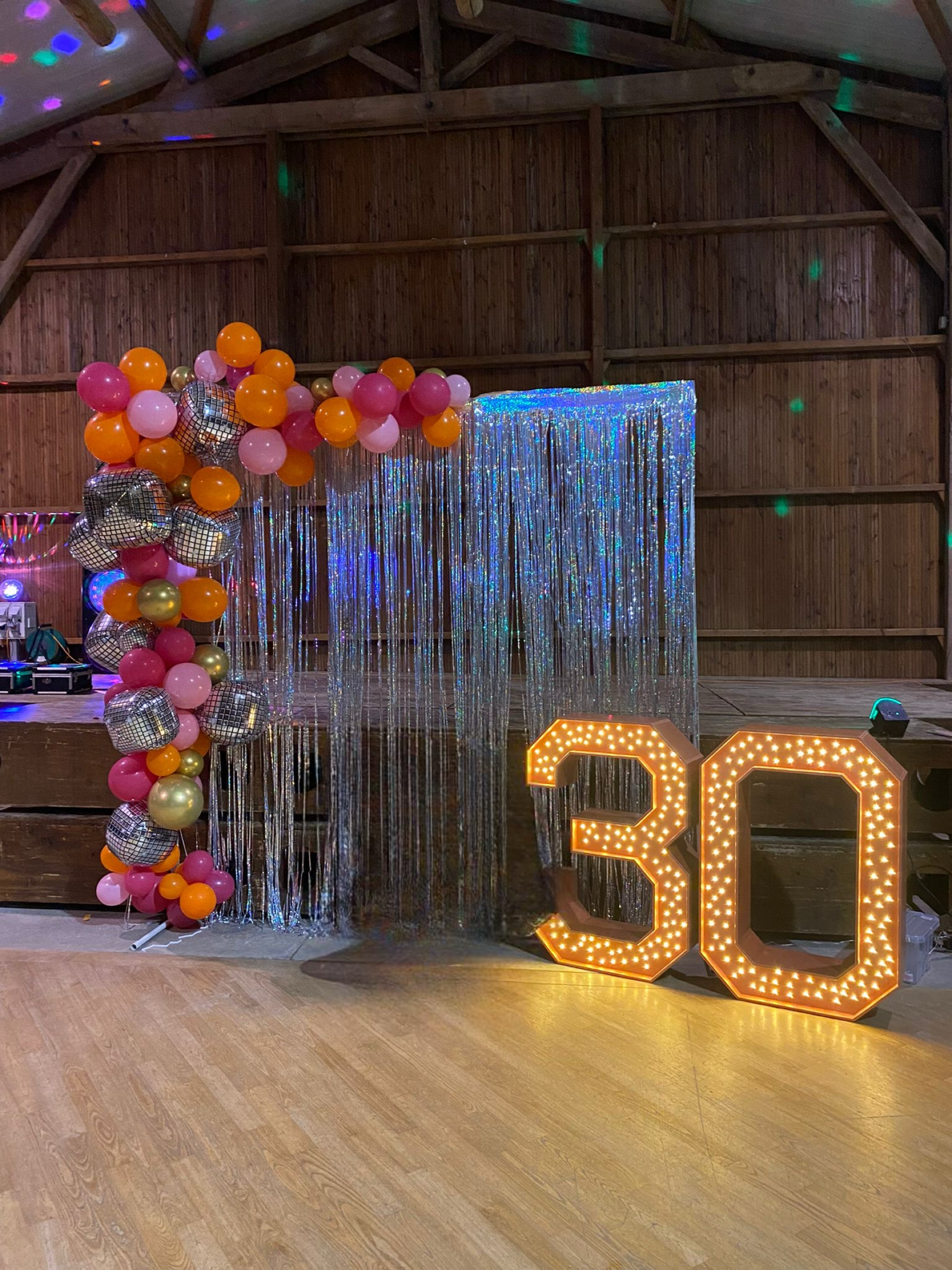 Location de chiffres géants lumineux pour anniversaire - Ma Jolie Fiesta