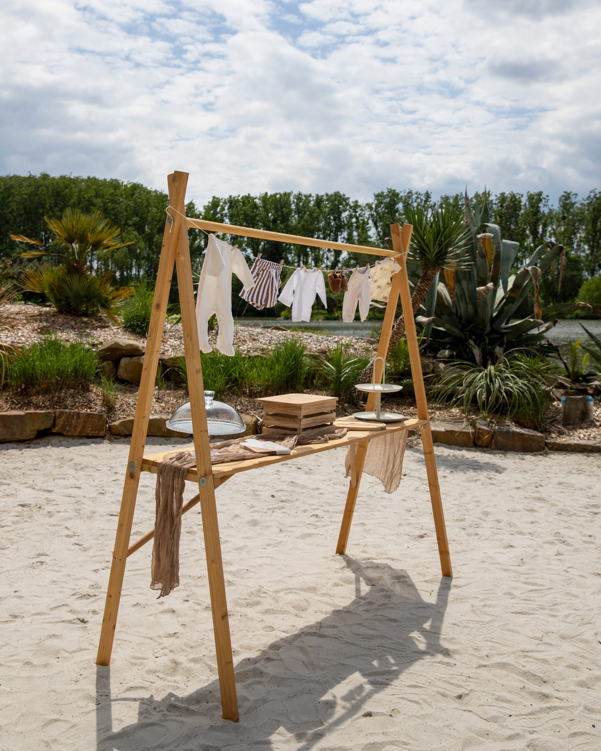 Location d'arche en bois pour mariage - Ma Jolie Fiesta