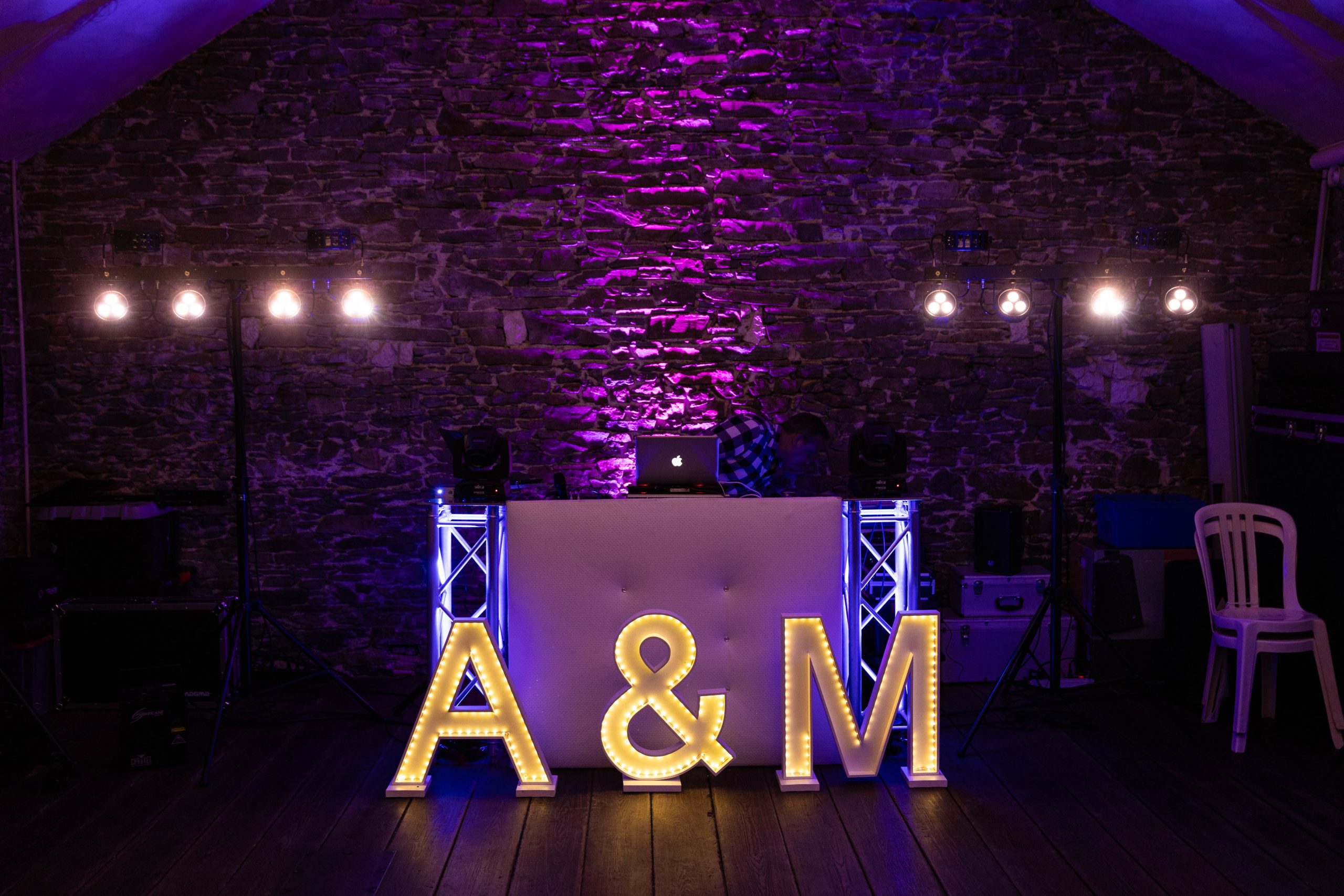 Location de lettres lumineuses géantes XL pour mariage - Ma Jolie Fiesta