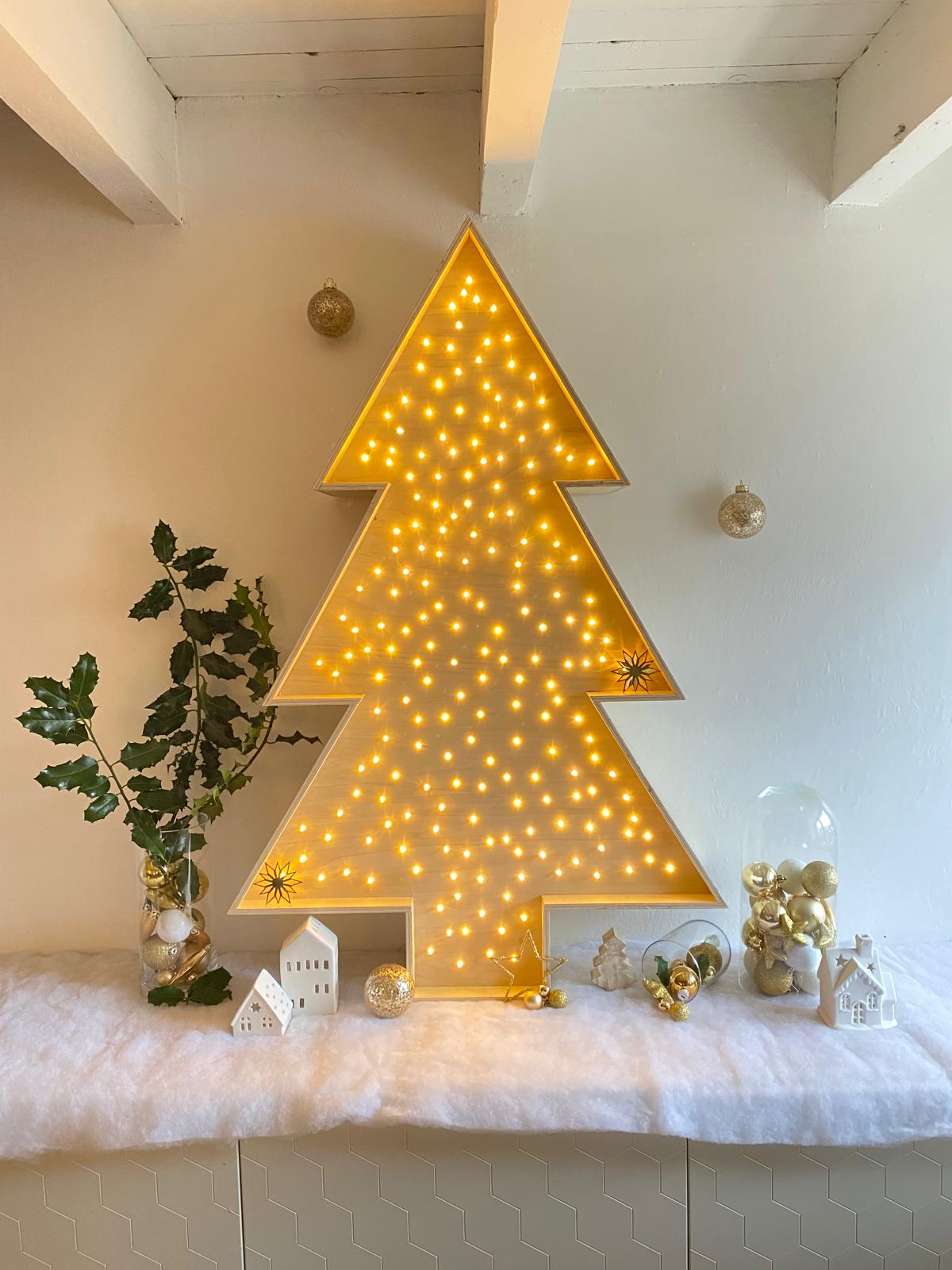 Location de sapin lumineux pour noël - Ma Jolie Fiesta