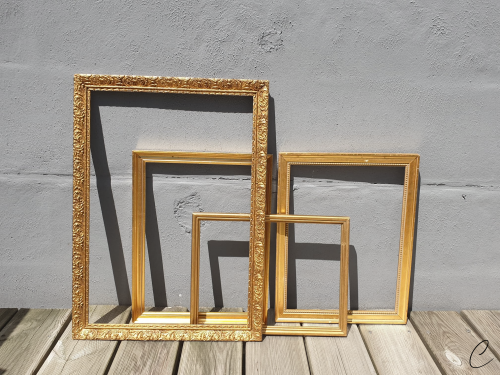 Location cadres dorés pour mariage - Ma Jolie Fiesta