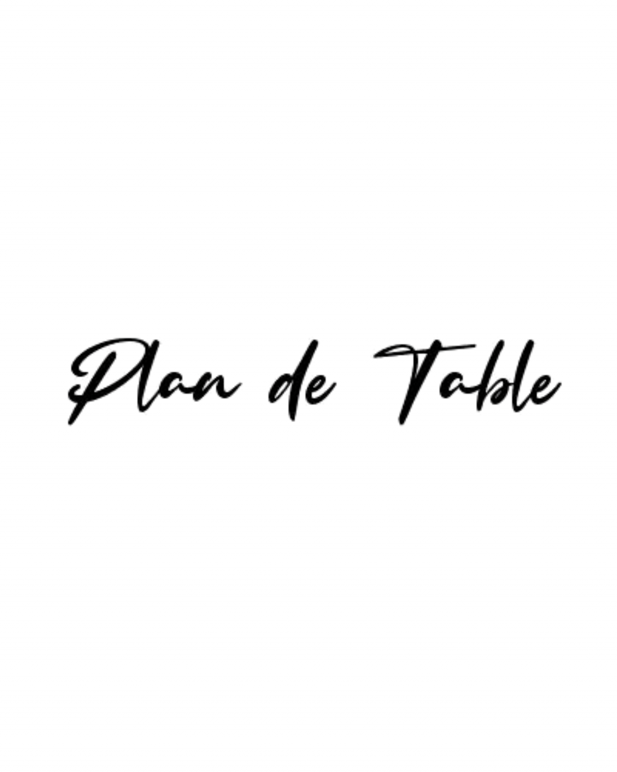 Personnalisation pour plan de table pour mariage - Ma Jolie Fiesta