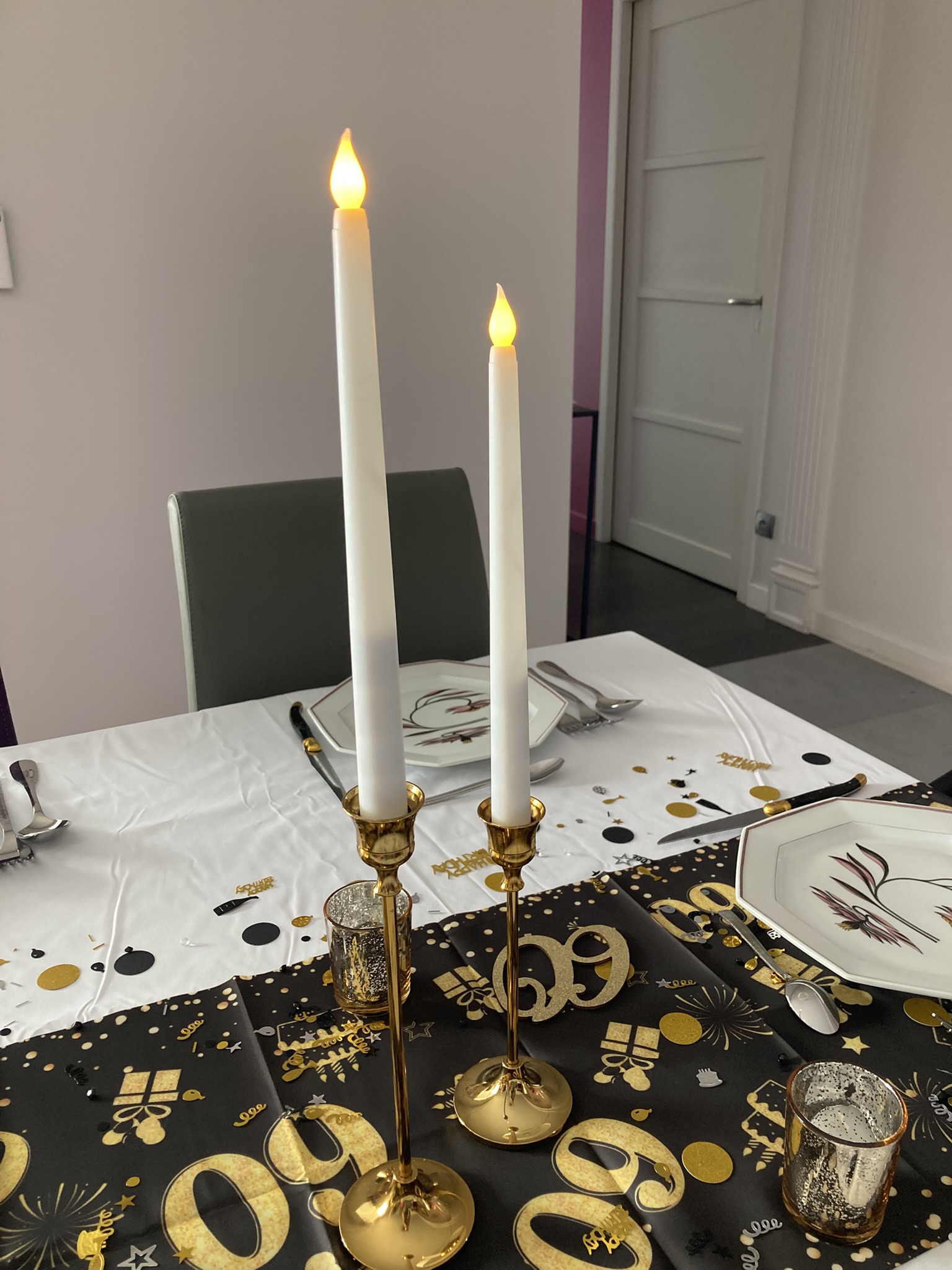 Location bougie led chandelle pour mariage - Ma Jolie Fiesta