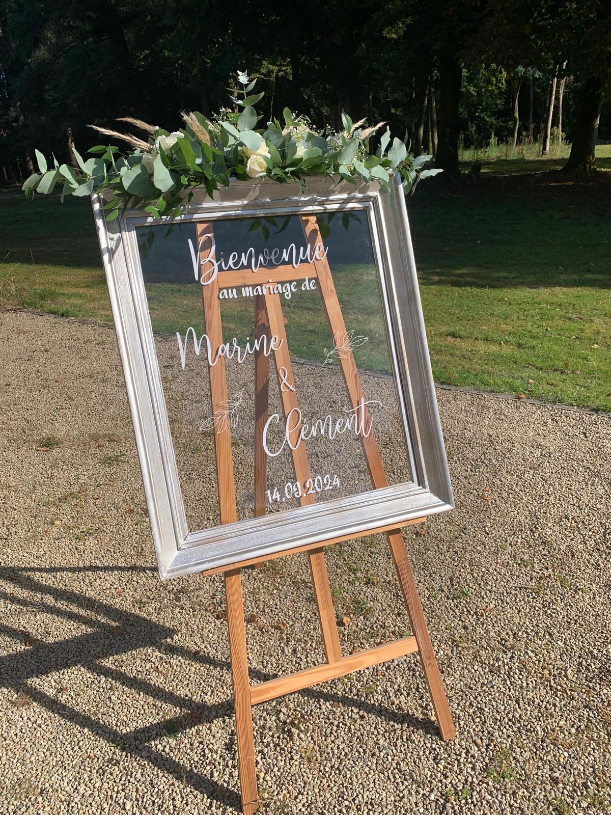 Location chevalet en bois pour mariage - Ma Jolie Fiesta