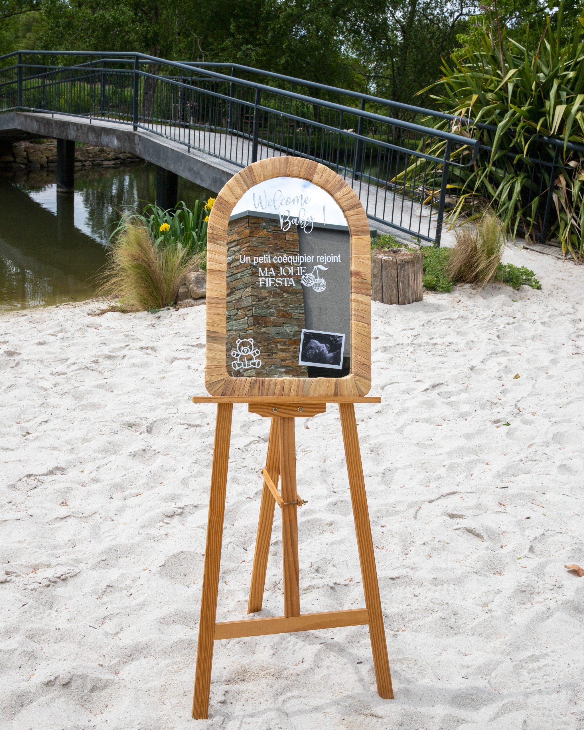 Location chevalet en bois pour mariage - Ma Jolie Fiesta