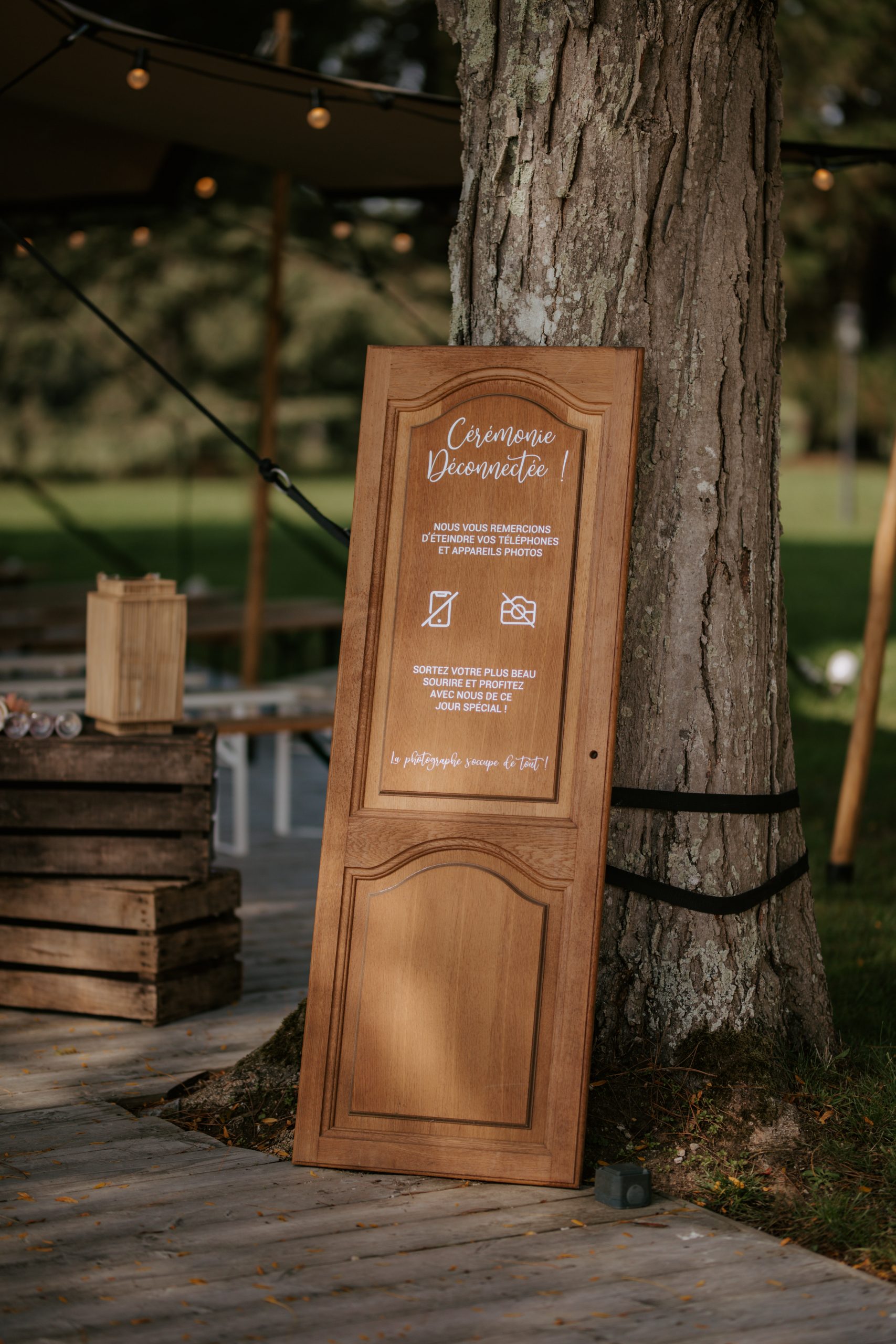 Location panneau cérémonie déconnectée pour mariage - Ma Jolie Fiesta