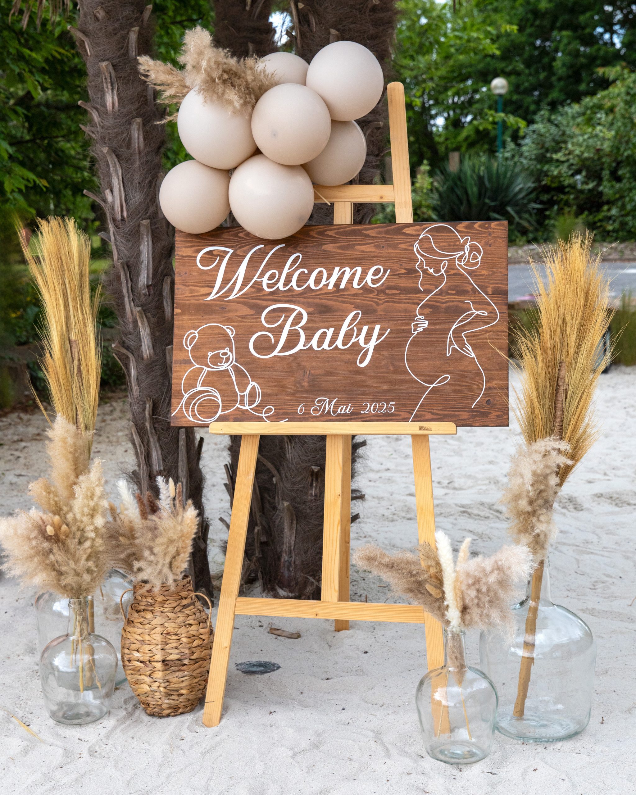 Location panneau en bois pour mariage - Ma Jolie Fiesta