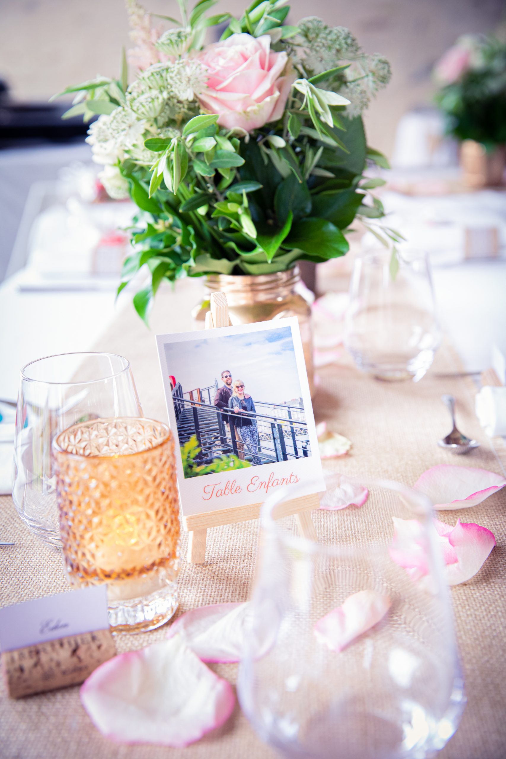 Location photophore fumé marron pour mariage - Ma Jolie Fiesta