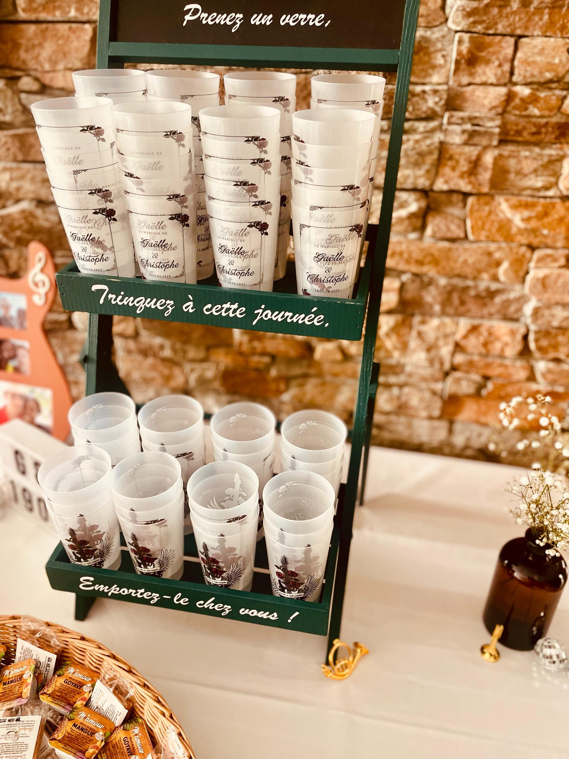 Location présentoir échelle pour mariage - Ma Jolie Fiesta