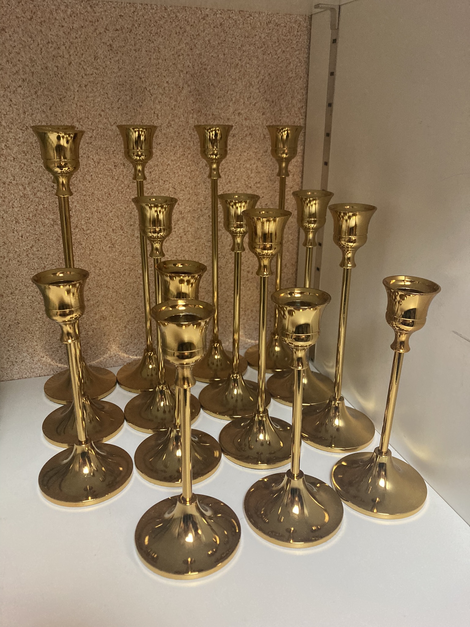 Location bougeoir doré pour mariage - Ma Jolie Fiesta