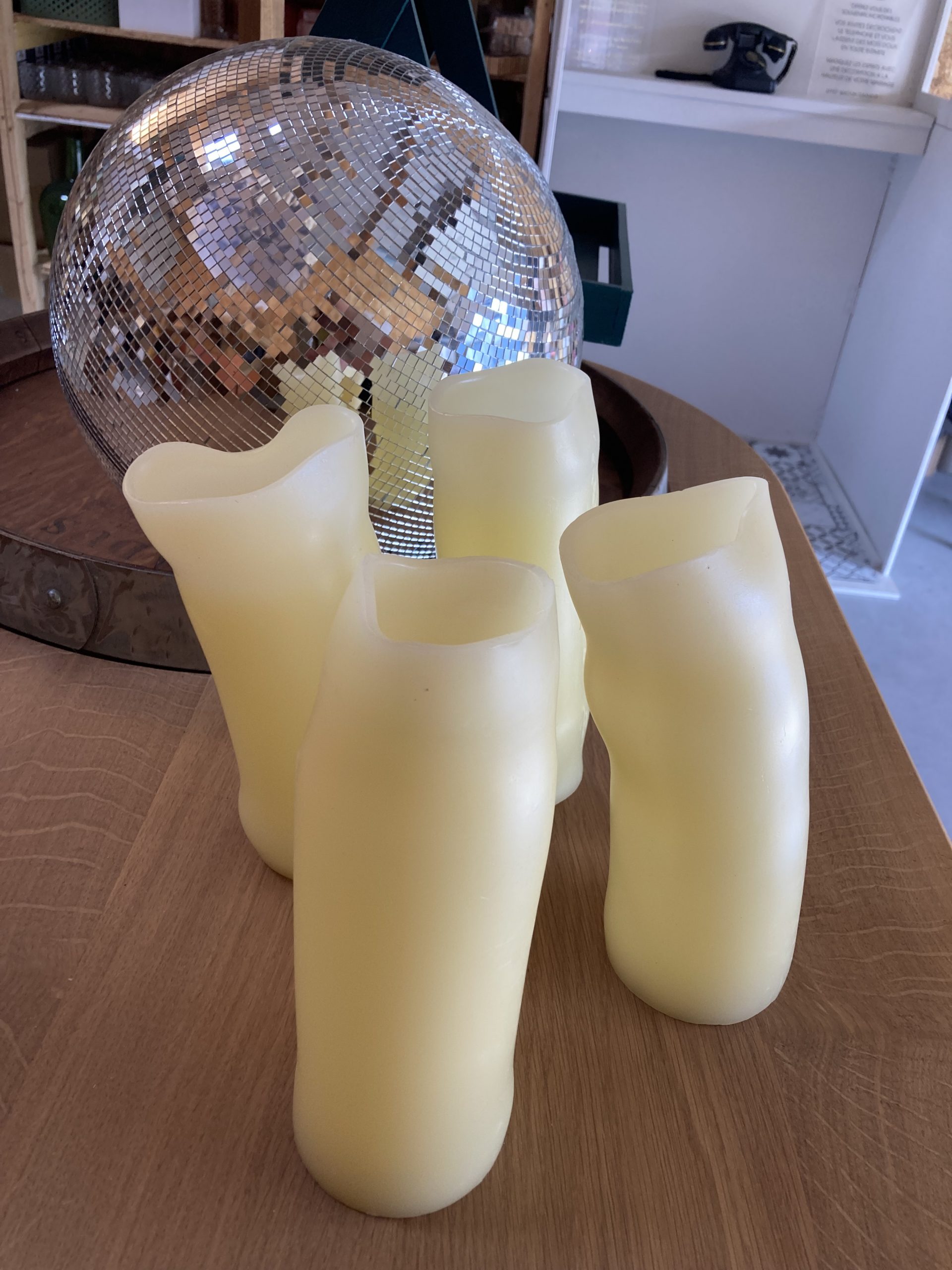 Location bougie led pour mariage - Ma Jolie Fiesta