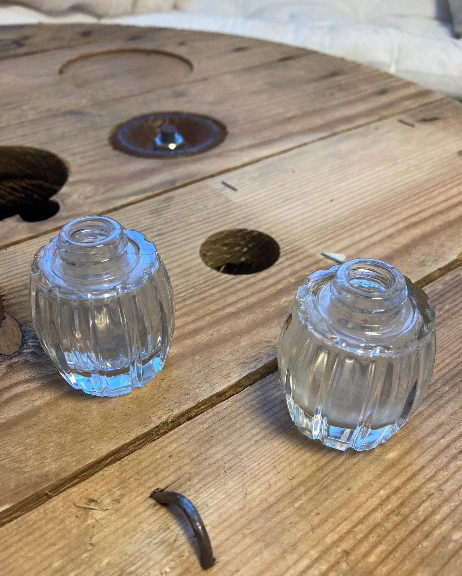 Location soliflore en verre transparent pour mariage - Ma Jolie Fiesta