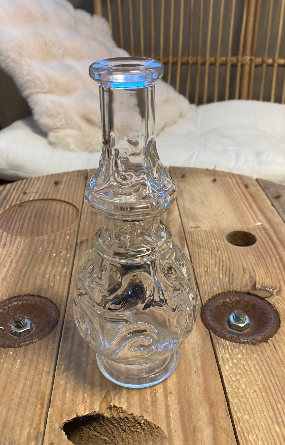 Location soliflore en verre transparent pour mariage - Ma Jolie Fiesta