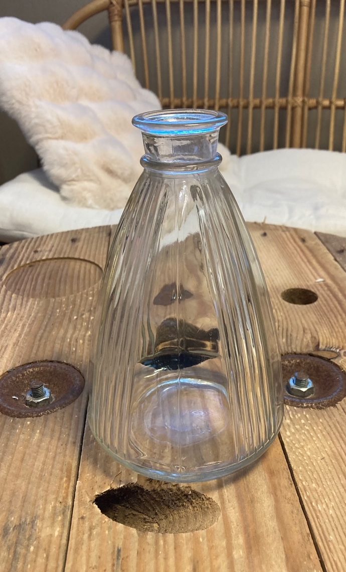 Location soliflore en verre transparent pour mariage - Ma Jolie Fiesta