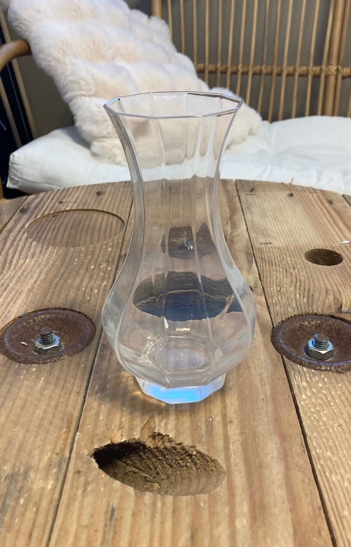 Location soliflore en verre transparent pour mariage - Ma Jolie Fiesta