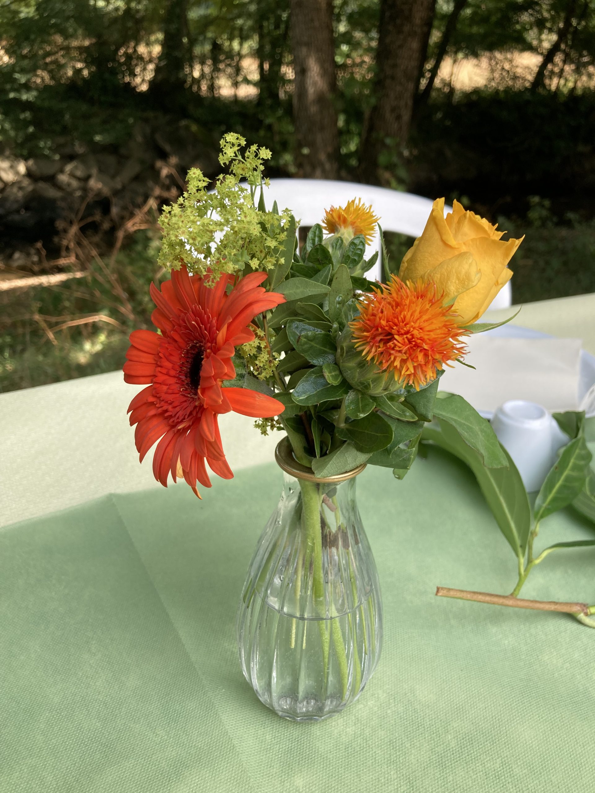 Location soliflore en verre transparent pour mariage - Ma Jolie Fiesta