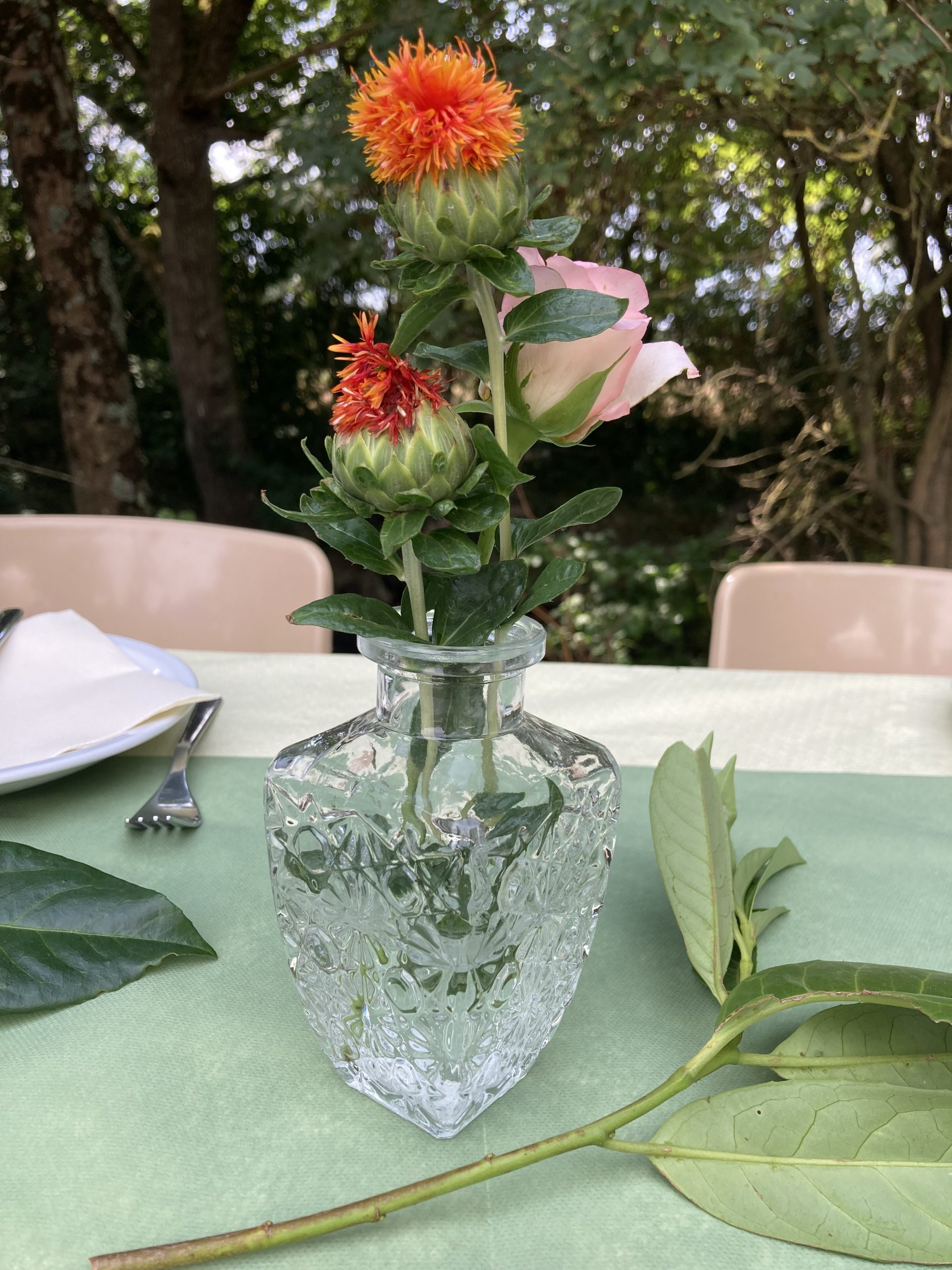 Location soliflore en verre transparent pour mariage - Ma Jolie Fiesta