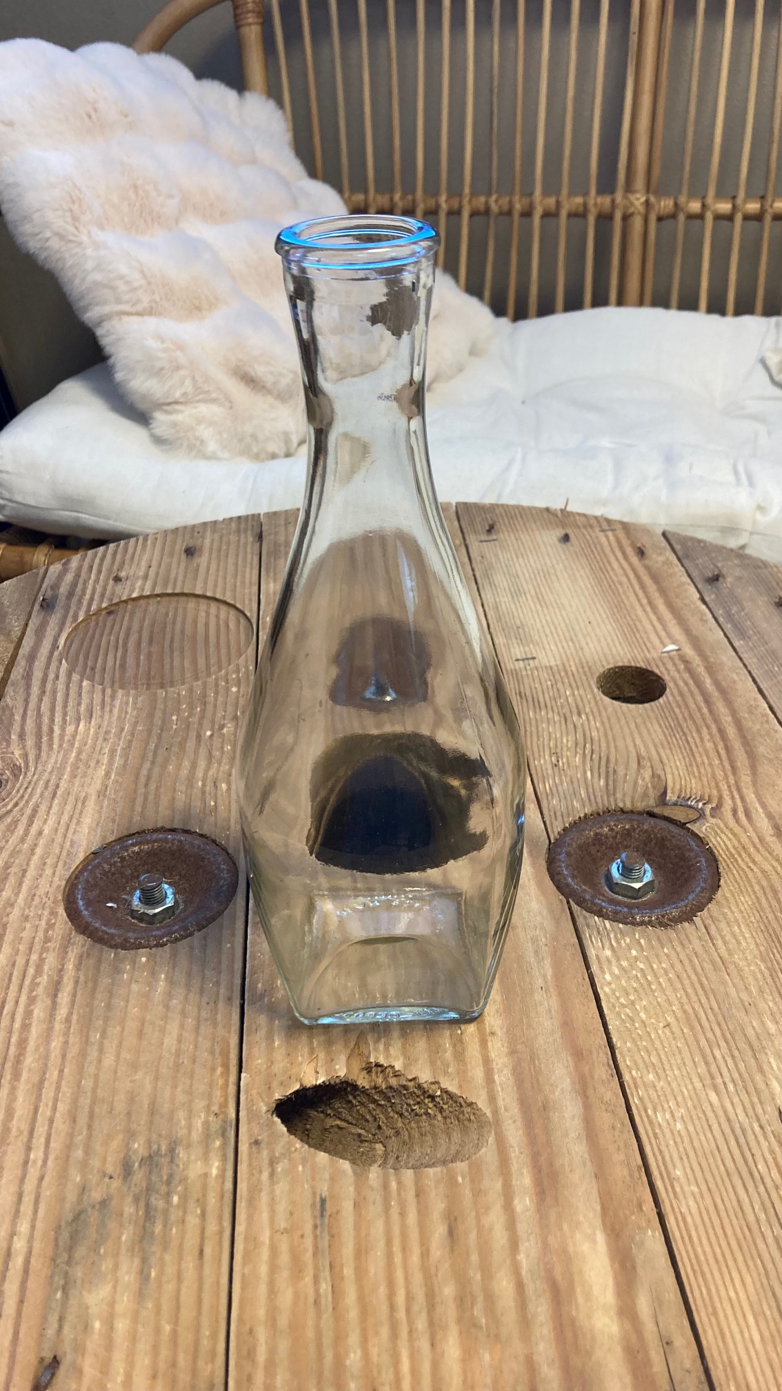 Location soliflore en verre transparent pour mariage - Ma Jolie Fiesta