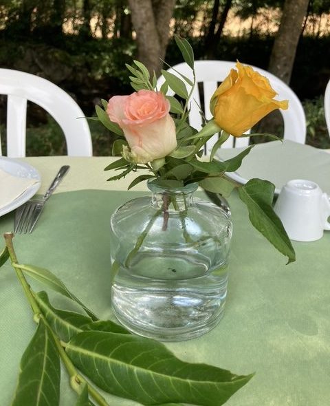 Location soliflore en verre transparent pour mariage - Ma Jolie Fiesta