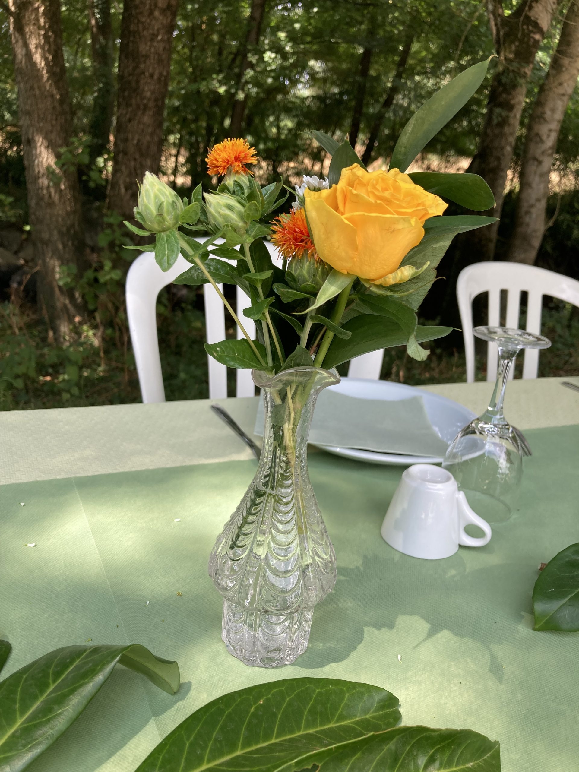 Location soliflore en verre transparent pour mariage - Ma Jolie Fiesta
