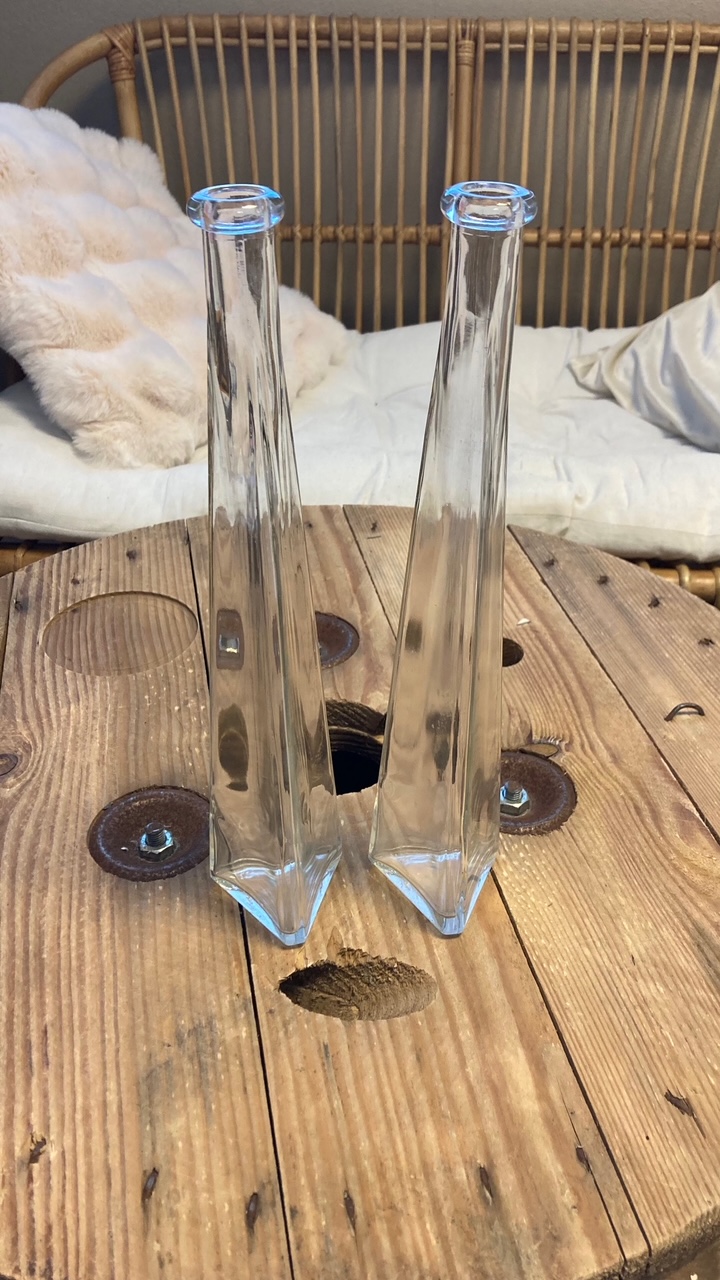 Location soliflore en verre transparent pour mariage - Ma Jolie Fiesta