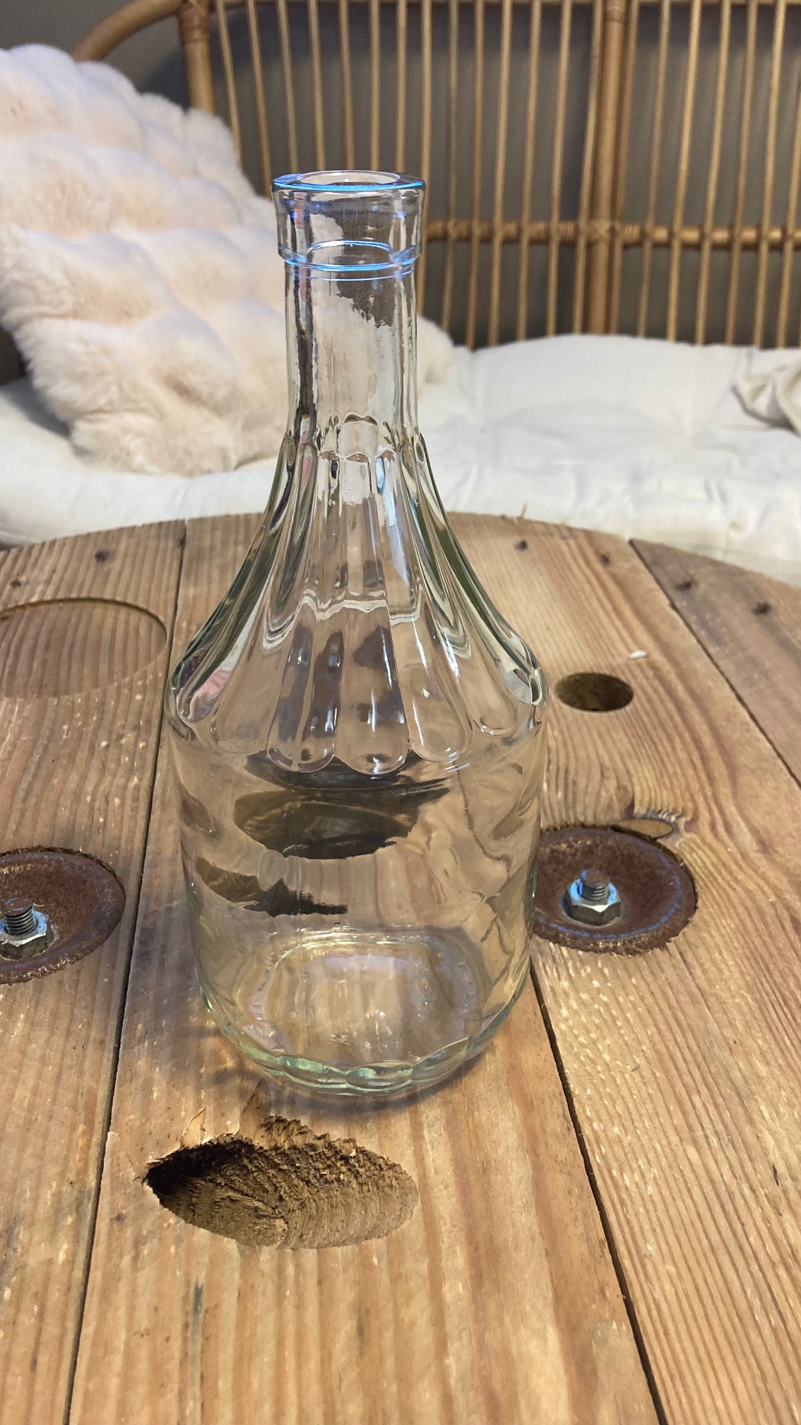 Location soliflore en verre transparent pour mariage - Ma Jolie Fiesta