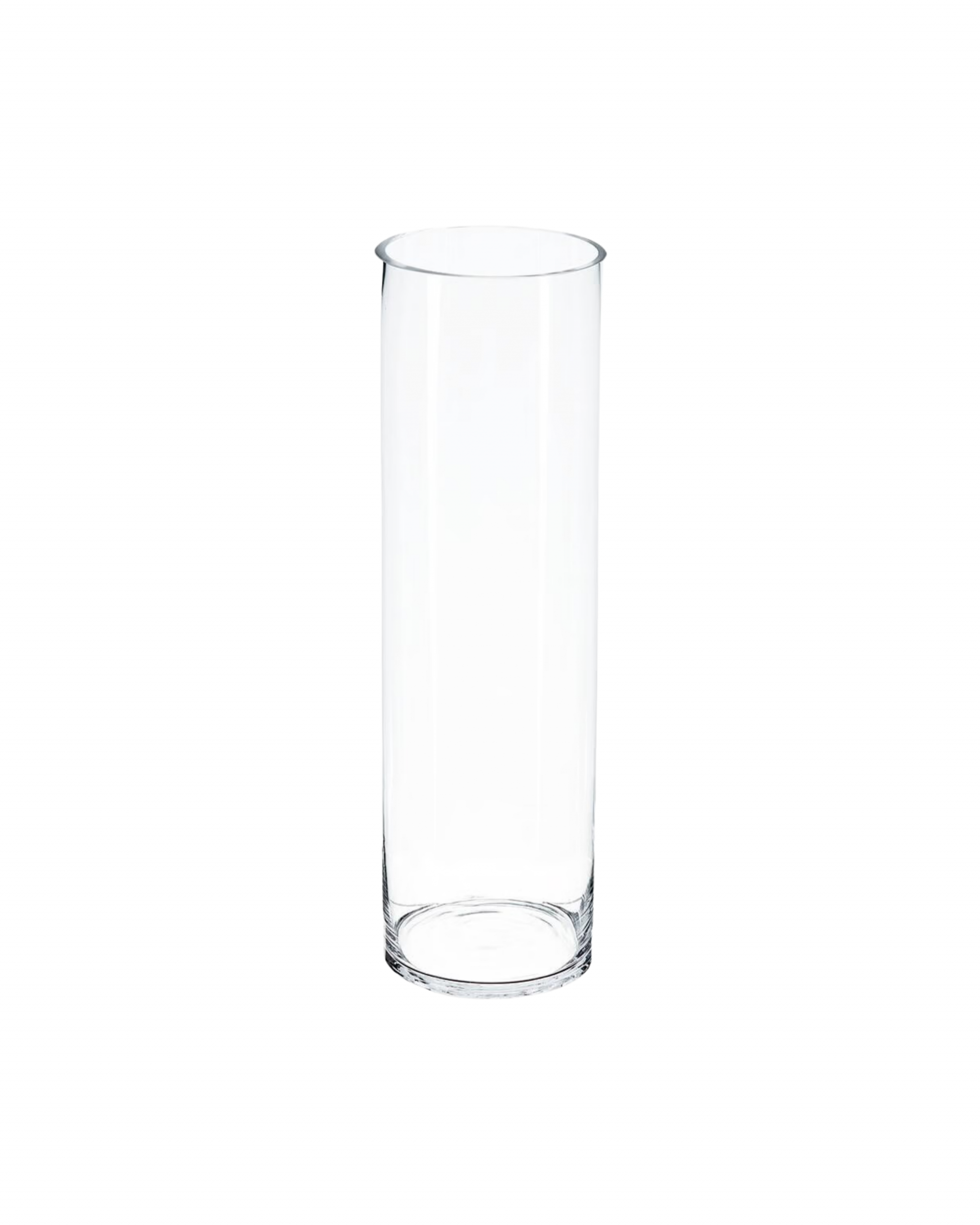 Location vase cylindrique en verre transparent hauteur 50cm pour mariage - Ma Jolie Fiesta